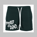 Punks not Dead  - plavky s mot&iacute;vom - plavkov&eacute; p&aacute;nske kraťasy s pohodlnou gumou v p&aacute;se a &scaron;n&uacute;rkou na dotiahnutie vhodn&eacute; aj ako klasick&eacute; kraťasy na voľn&yacute; čas